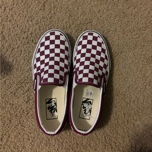 checkered vans